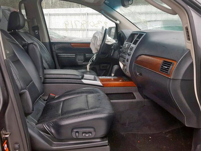 5N3ZA0NE2AN900818 - 2010 INFINITI QX56 GRAY photo 5