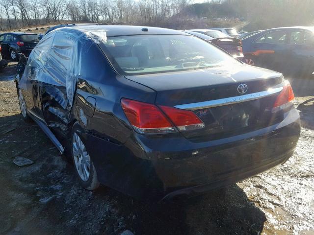 4T1BK3DB3BU432055 - 2011 TOYOTA AVALON BAS BLACK photo 3