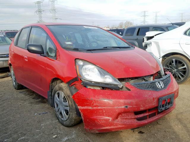 JHMGE8G38BS012207 - 2011 HONDA FIT RED photo 1