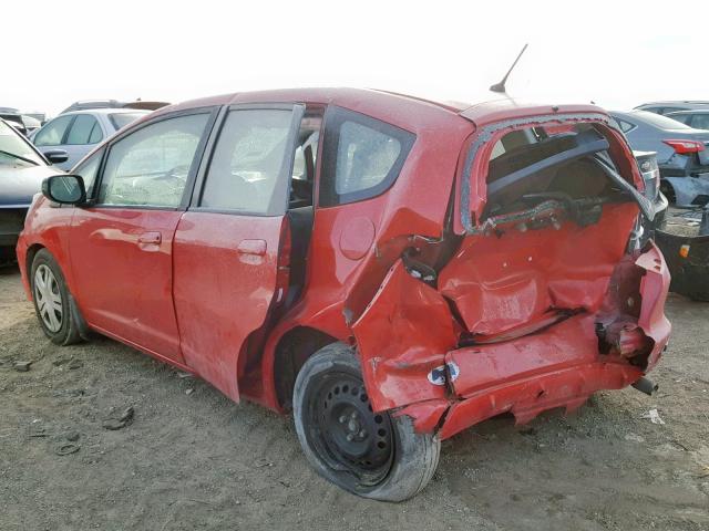 JHMGE8G38BS012207 - 2011 HONDA FIT RED photo 3