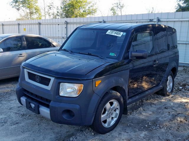 5J6YH28625L027331 - 2005 HONDA ELEMENT EX BLACK photo 2