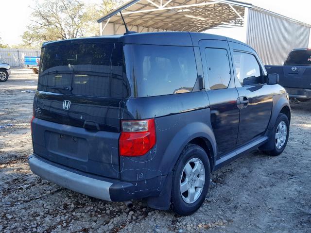 5J6YH28625L027331 - 2005 HONDA ELEMENT EX BLACK photo 4