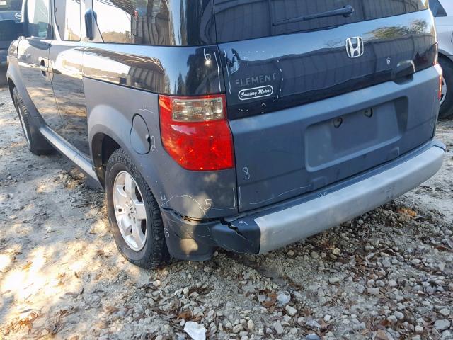 5J6YH28625L027331 - 2005 HONDA ELEMENT EX BLACK photo 9