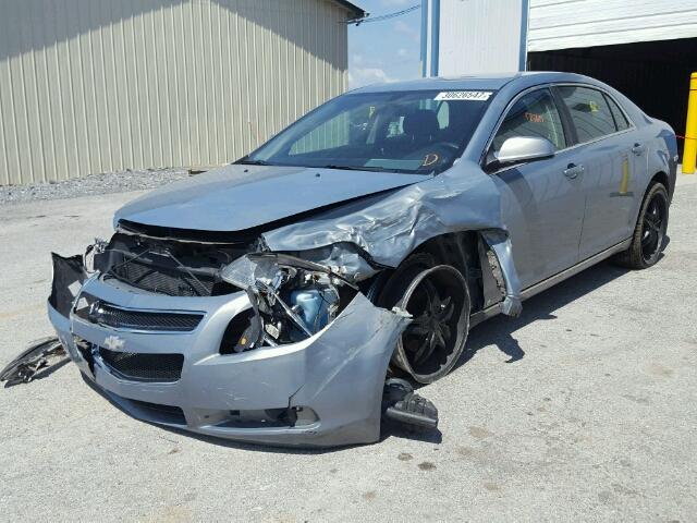 1G1ZH57B59F158079 - 2009 CHEVROLET MALIBU 1LT BLUE photo 2