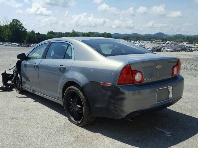 1G1ZH57B59F158079 - 2009 CHEVROLET MALIBU 1LT BLUE photo 3