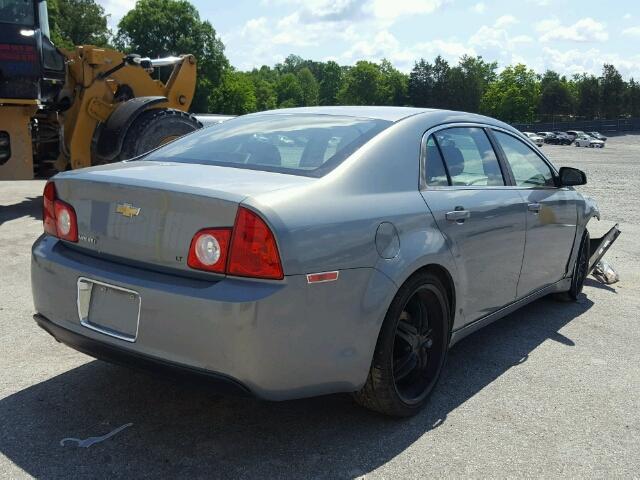 1G1ZH57B59F158079 - 2009 CHEVROLET MALIBU 1LT BLUE photo 4