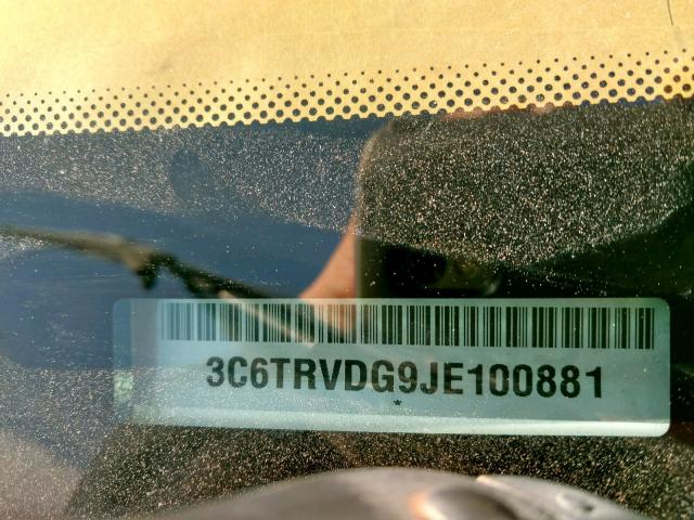 3C6TRVDG9JE100881 - 2018 RAM PROMASTER 白色 照片 10