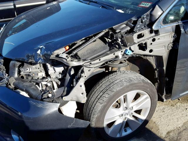 JTHBB1BA3A2036655 - 2010 LEXUS HS 250H GRAY photo 9