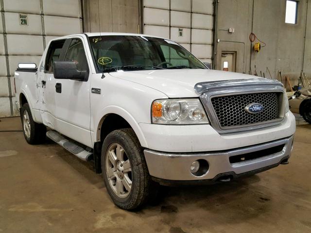 1FTPW14V37FB46490 - 2007 FORD F150 SUPER WHITE photo 1