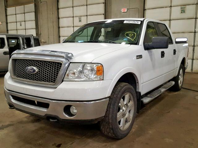 1FTPW14V37FB46490 - 2007 FORD F150 SUPER WHITE photo 2