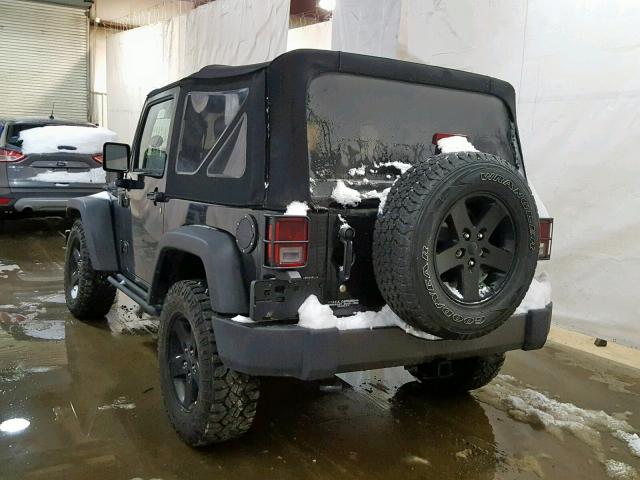 1C4AJWAG4GL136351 - 2016 JEEP WRANGLER S BLACK photo 3