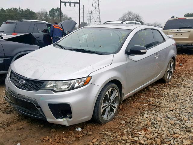 KNAFW6A37A5259509 - 2010 KIA FORTE SX SILVER photo 2