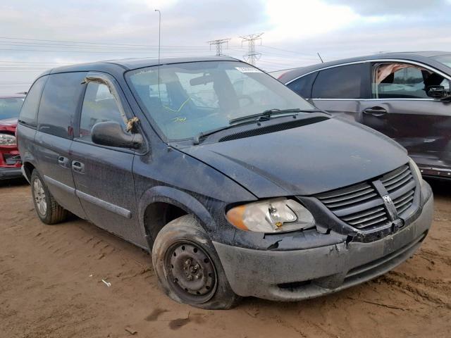 1D4GP25B65B182026 - 2005 DODGE CARAVAN SE Negro foto 1