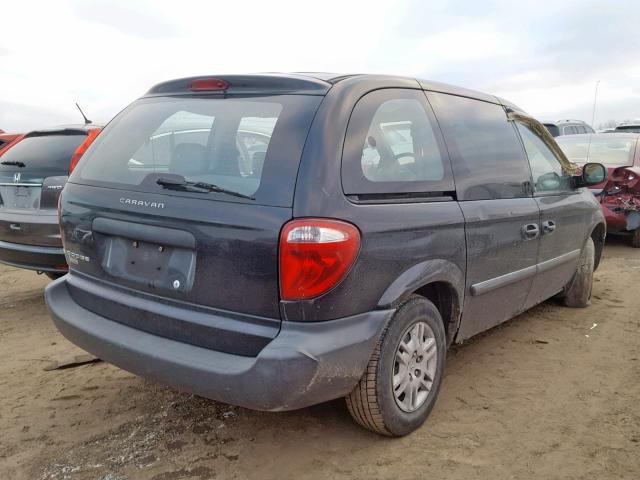 1D4GP25B65B182026 - 2005 DODGE CARAVAN SE Negro foto 4