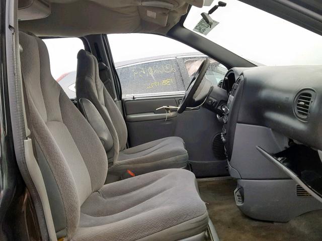 1D4GP25B65B182026 - 2005 DODGE CARAVAN SE Negro foto 5
