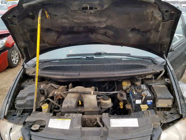 1D4GP25B65B182026 - 2005 DODGE CARAVAN SE Negro foto 7