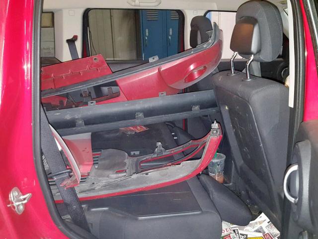 1D4PU4GX3BW576813 - 2011 DODGE NITRO HEAT RED photo 6