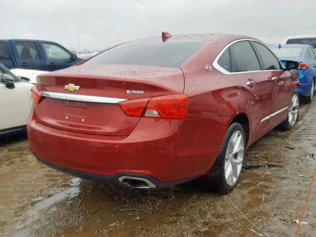 1G1125S31JU147661 - 2018 CHEVROLET IMPALA PRE RED photo 4