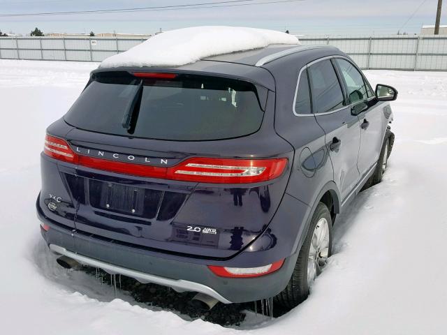 5LMCJ2A91FUJ00900 - 2015 LINCOLN MKC PURPLE photo 4