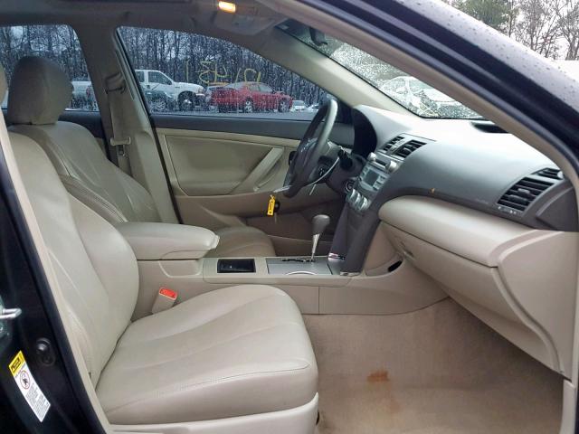 4T1BE46K89U390230 - 2009 TOYOTA CAMRY BASE შავი ფოტო 5
