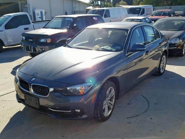 WBA8D9C30HA004621 - 2017 BMW 330 XI 灰色 照片 2
