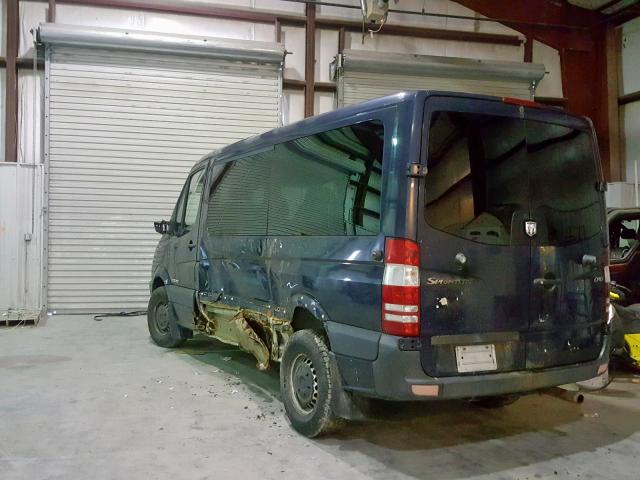 WDWPE745885311217 - 2008 DODGE SPRINTER 2 BLUE photo 3