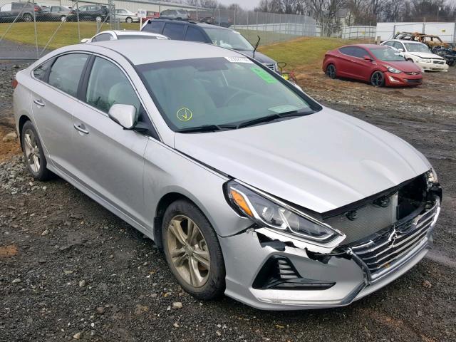 5NPE34AF3JH633877 - 2018 HYUNDAI SONATA SPO SILVER photo 1