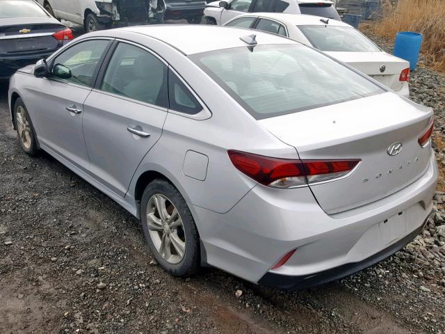 5NPE34AF3JH633877 - 2018 HYUNDAI SONATA SPO SILVER photo 3