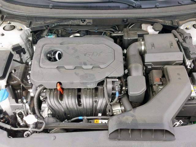 5NPE34AF3JH633877 - 2018 HYUNDAI SONATA SPO SILVER photo 7