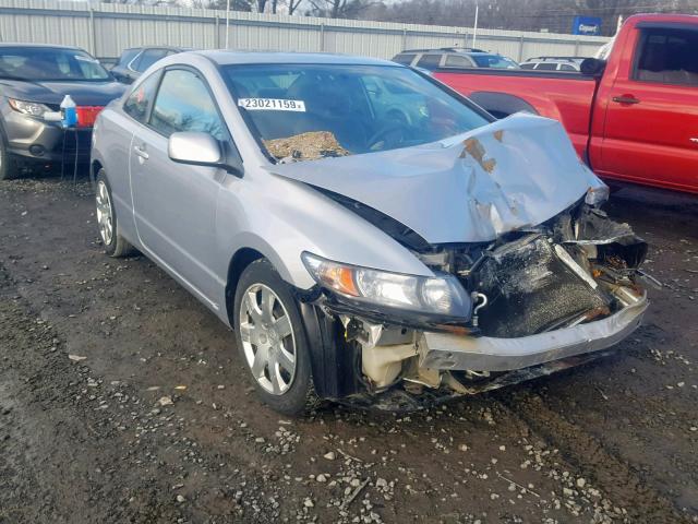 2HGFG12669H505032 - 2009 HONDA CIVIC LX SILVER photo 1