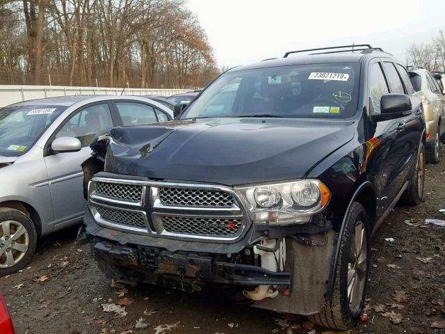 1C4SDJDT2CC112664 - 2012 DODGE DURANGO CR BLACK photo 2