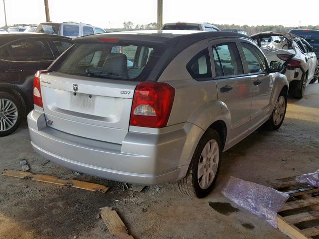 1B3HB48B77D287075 - 2007 DODGE CALIBER SX SILVER photo 4