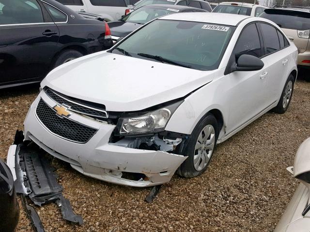 1G1PB5SH6D7232374 - 2013 CHEVROLET CRUZE LS 白色 照片 2