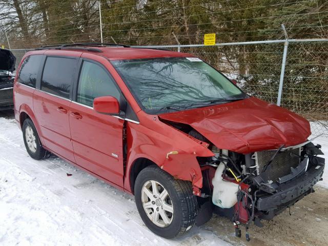 2A8HR54P88R774410 - 2008 CHRYSLER TOWN & COU RED photo 1