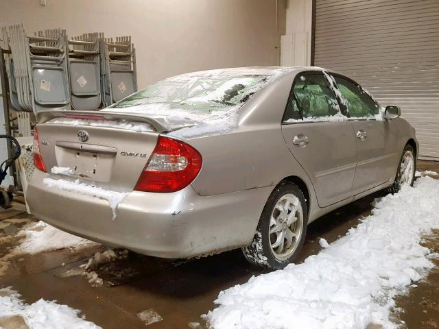 4T1BE32K34U844134 - 2004 TOYOTA CAMRY LE SILVER photo 4
