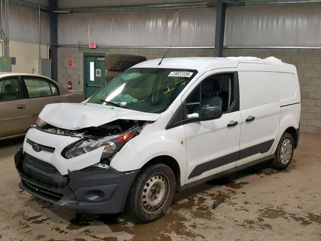 NM0LS7E79E1160379 - 2014 FORD TRANSIT CO WHITE photo 2