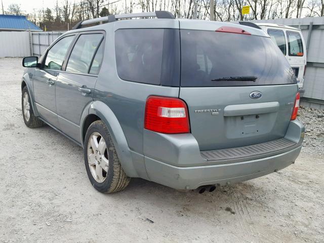 1FMDK06166GA49534 - 2006 FORD FREESTYLE GREEN photo 3