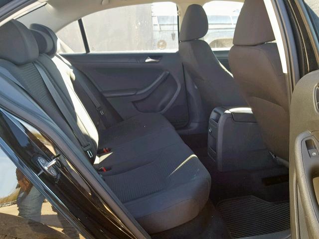 3VW2K7AJ2FM315453 - 2015 VOLKSWAGEN JETTA BASE BLACK photo 6