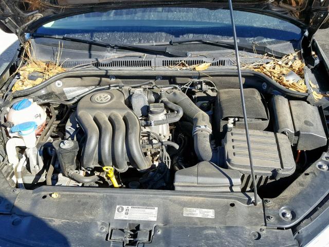 3VW2K7AJ2FM315453 - 2015 VOLKSWAGEN JETTA BASE BLACK photo 7