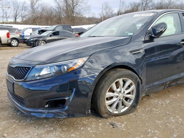 5XXGN4A77FG436824 - 2015 KIA OPTIMA EX შავი ფოტო 9