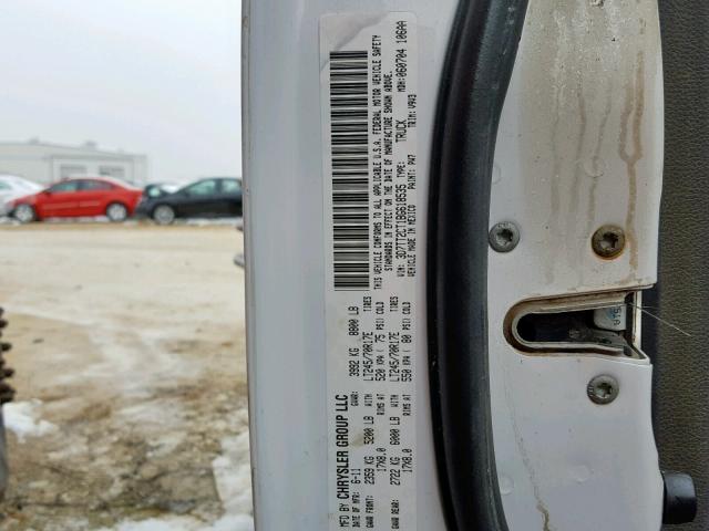 3D7TT2CT1BG618535 - 2011 DODGE RAM 2500 WHITE photo 10