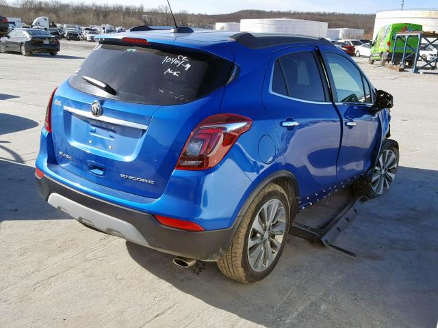 KL4CJASB3HB184214 - 2017 BUICK ENCORE PRE BLUE photo 4