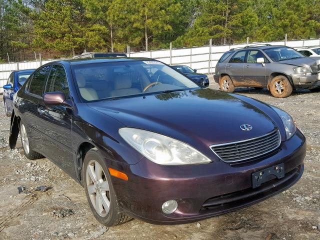 JTHBA30G755057874 - 2005 LEXUS ES 330 BURGUNDY photo 1