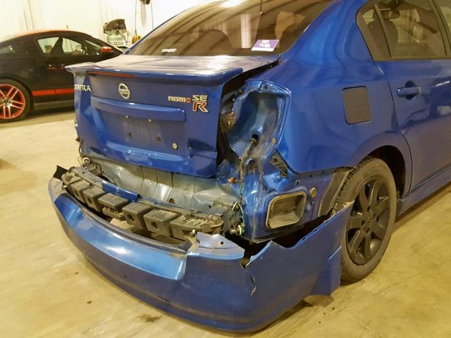 3N1AB61E49L691676 - 2009 NISSAN SENTRA 2.0 BLUE photo 9