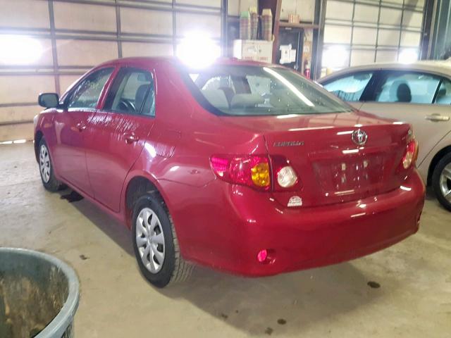 2T1BU4EE6AC293208 - 2010 TOYOTA COROLLA BA Qırmızı foto 3