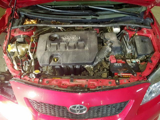 2T1BU4EE6AC293208 - 2010 TOYOTA COROLLA BA Qırmızı foto 7