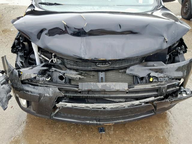 KNAFW6A34B5409545 - 2011 KIA FORTE SX BLACK photo 9