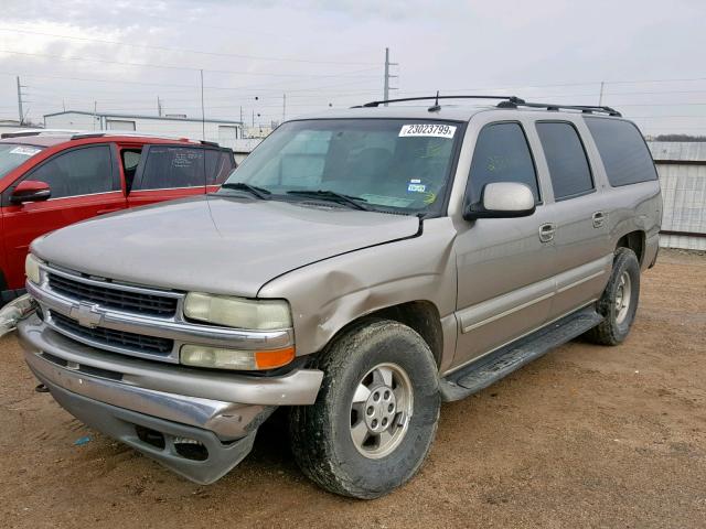 3GNEC16Z72G326134 - 2002 CHEVROLET SUBURBAN C GOLD photo 2