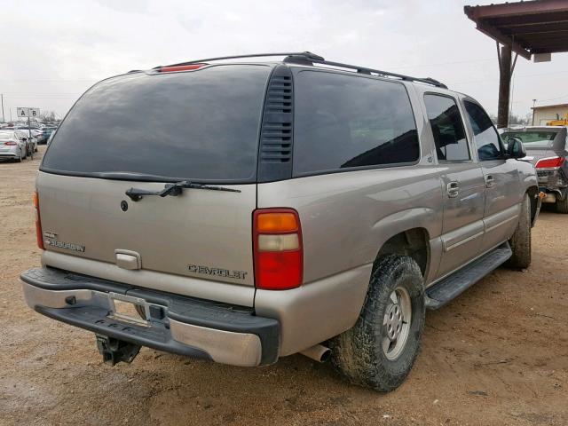 3GNEC16Z72G326134 - 2002 CHEVROLET SUBURBAN C GOLD photo 4