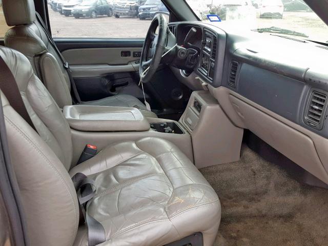 3GNEC16Z72G326134 - 2002 CHEVROLET SUBURBAN C GOLD photo 5
